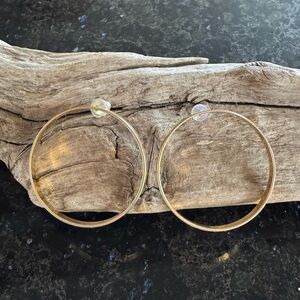 Fun Gold Hoop Earrings